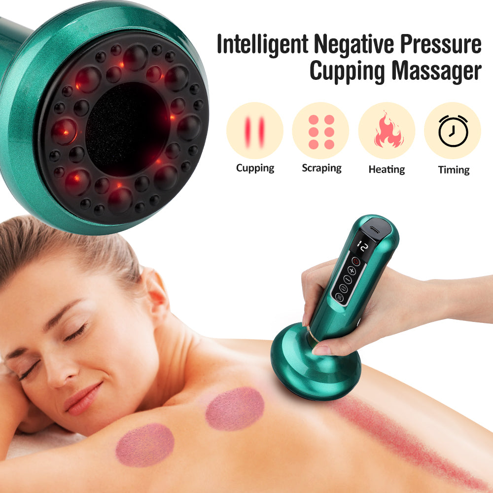 Electric Vacuum Cupping Massager For Body Anti-Cellulite